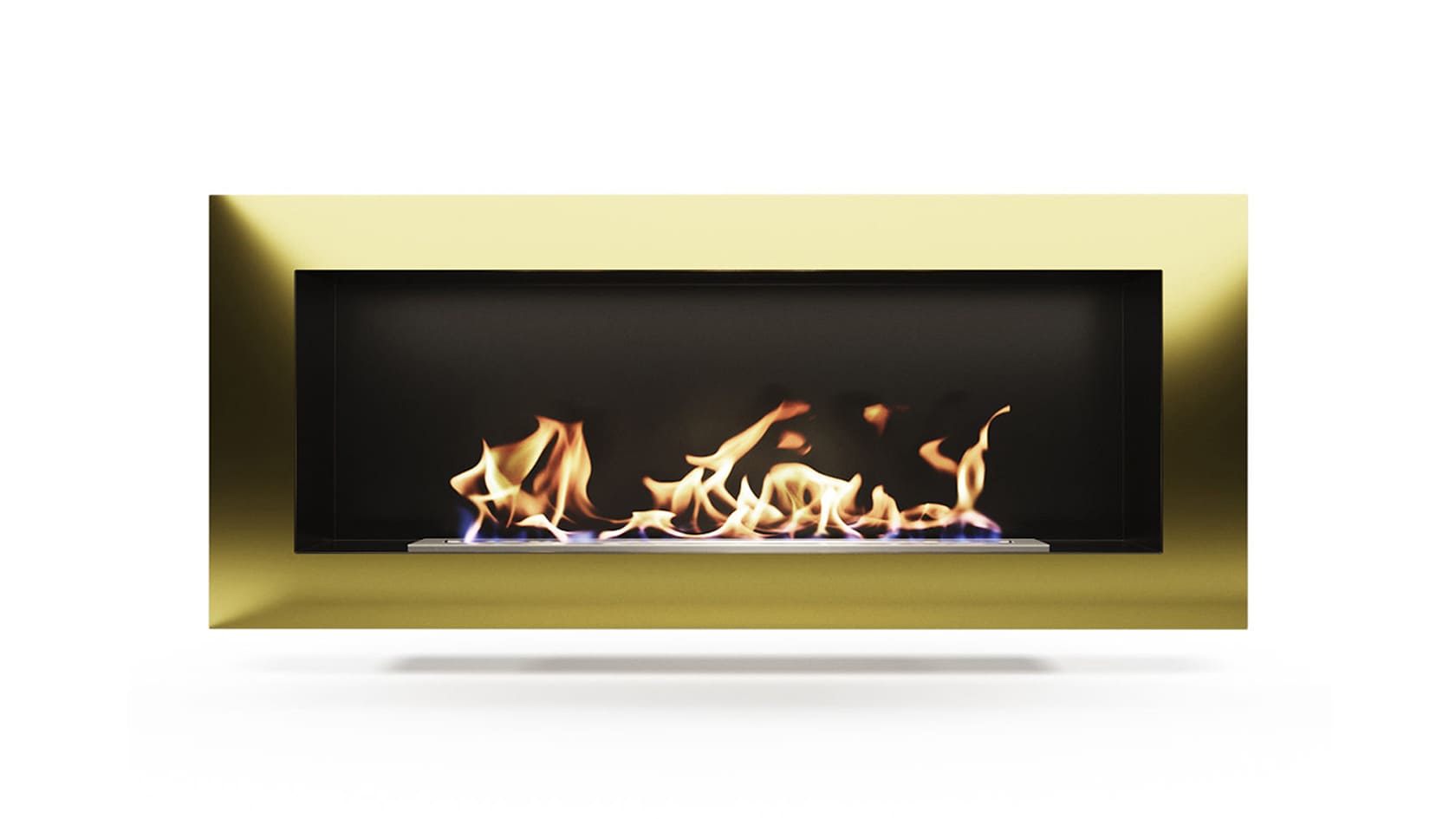 Биокамин "Русский огонь" Барокко 1300N настенный с защитным и декоративным стеклом по цене 58 450 руб.