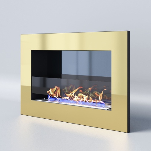 Биокамин "Русский огонь" Барокко 800V встраиваемый (высота 500мм.) с защитным и декоративным стеклом