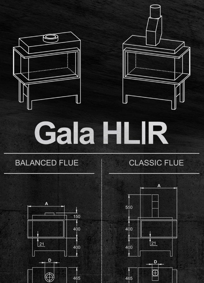 
Газовая топка Vero Design GA 6 H R of L