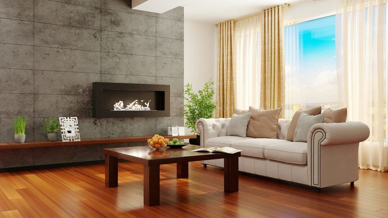 Биокамин "Русский огонь" Лофт 1100N настенный с декоративным стеклом (стемалитом) по цене 36 650 руб.