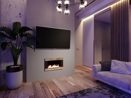 Биокамин "Русский огонь" Голд 650V встраиваемый по цене 27 900 руб.