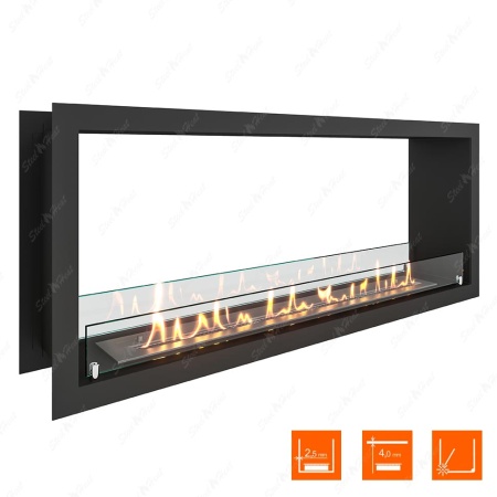 Биокамин сквозной SteelHeat Leader 1100 по цене 44 095 руб.