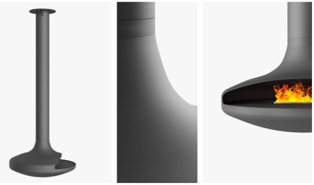 Биокамин Airtone-Cloud Log по цене 700 000 руб.