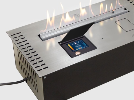 Автоматический биокамин Lux Fire Smart Flame 900 RC INOX по цене 338 030 руб.