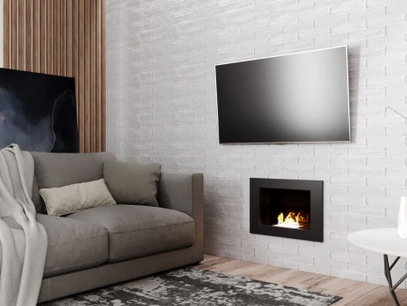 Биокамин "Русский огонь" Лайт 550V встраиваемый с защитным стеклом по цене 16 200 руб.