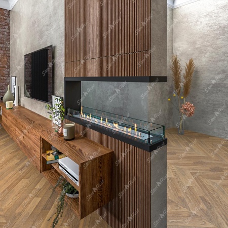 Биокамин торцевой SteelHeat Leader 1200 по цене 44 100 руб.