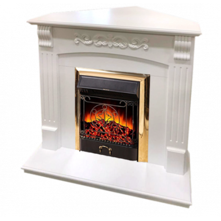 Sorrento угловой (белый дуб)+Majestic FX Brass Sorrento угловой (белый дуб)+Majestic FX Brass