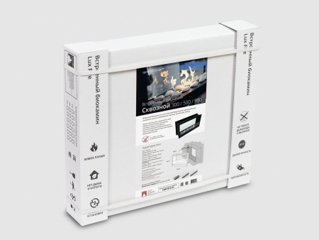 Встроенный биокамин Lux Fire Сквозной 810 М по цене 69 520 руб.