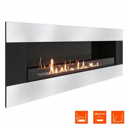 Биокамин SteelHeat GRAND-H 1200 стекло + стемалит по цене 59 850 руб.