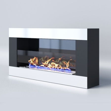 Биокамин "Русский огонь" Модерн 800N настенный с защитным стеклом по цене 21 410 руб.