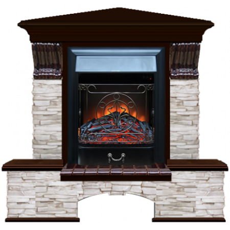 Бостон К Мисхор угловой (дуб)+Majestic Black