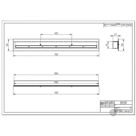 Прямоугольный контейнер ZeFire 1100 с крышкой внутри Прямоугольный контейнер ZeFire 1100 с крышкой внутри по цене 49 800 руб.